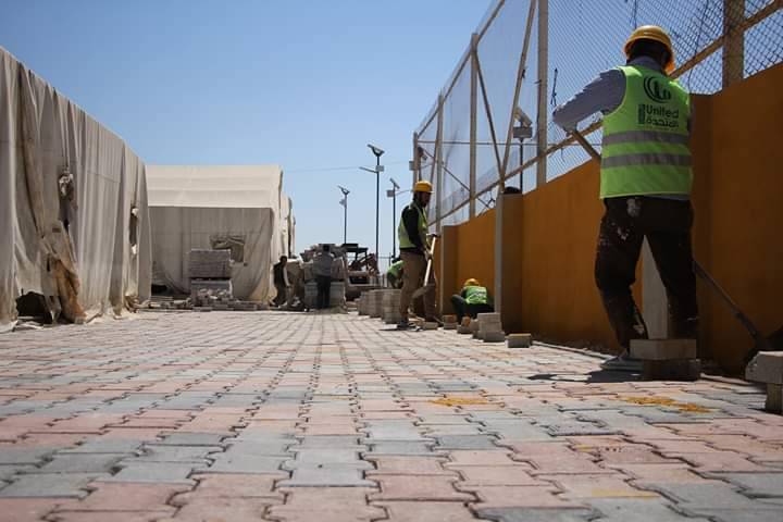 ضمن مشاريع #تأهيل_الطرقات داخل #المخيمات تم تركيب حجر الإنترلوك في مخيم الشبيبة داخل #مدينة_إعزاز